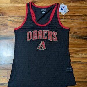 NWT Campus Lifestyle Arizona D-Backs Black Women's Tank Top by Medium